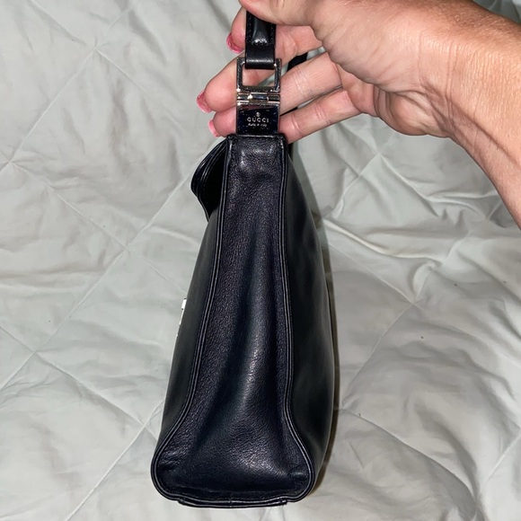 Vintage Like new GUCCI Jackie Shoulder Bag Leather Black - Picture 5 of 15
